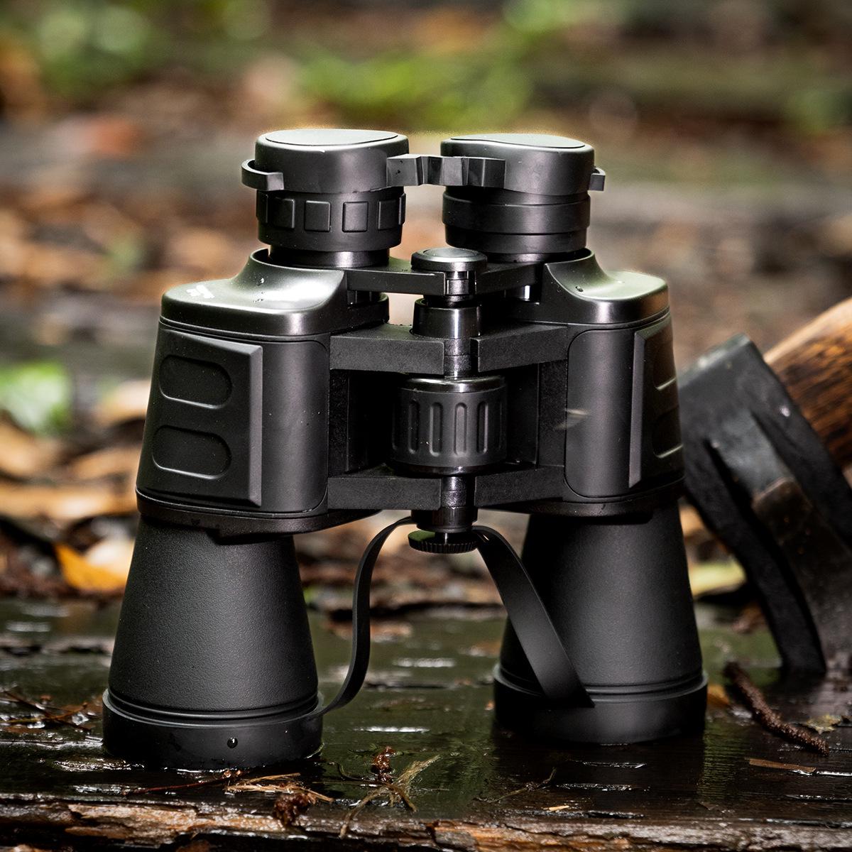 

High Magnification 10x50 HD Outdoor Binoculars - Ten Thousand Meters Range, Customizable. чорний