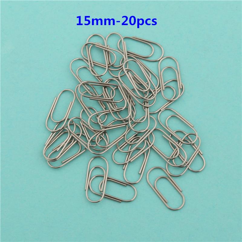 10 Colors Accessories Paper Clips Notebook Memo Pad Filing Bookmark binder Paperclips Student Office Binding Supplies Stationary