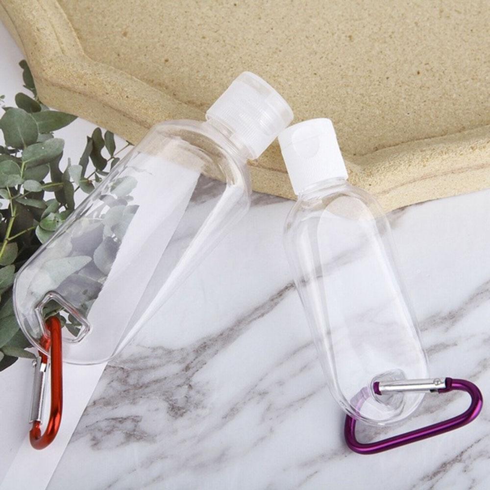 Transparent With Key Ring Empty Cosmetic Container Refillable Bottle Hand Soap Bottle Spray Bottle