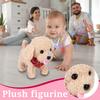 Interactive Walking Plush Puppy Toy Dog, Remote Control Electronic Robot Dog Realistic Wagging Tail, Grooming Set, Gift Toy For Girls & Boys