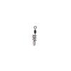 20PCS 2#-10# Fishing Rolling Swivel Stainless Steel Flexible Rotation 8-Shape Connect Ring Quick Buckle Durable