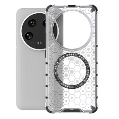 Dla Xiaomi 14 Ultra 5g Magnetyczny Pierścień Tylna Pokrywa Etui na Telefon Pierścień Magsafe Ładowanie Bezprzewodowe Ochrona Obiektywu Odporne na Wstrząsy Etui z Pełnym Zakryciem