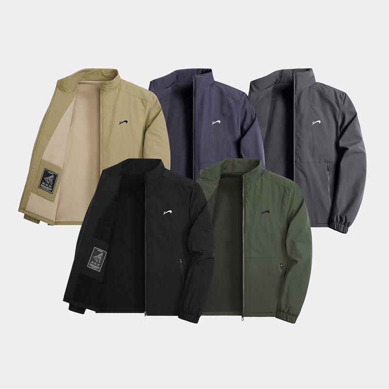 Guirenniao Unisex Winter Fleece-Lined Stand-Collar Padded Jacket
