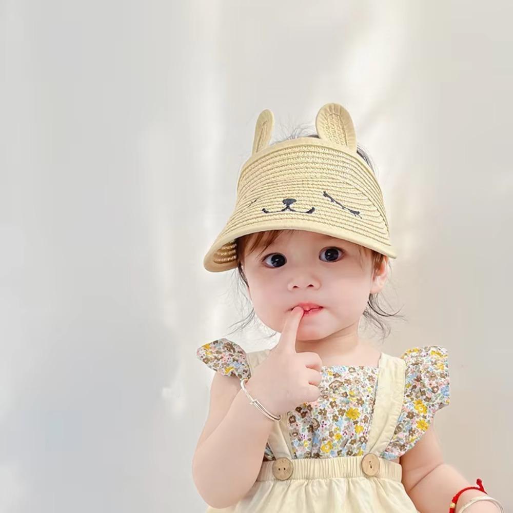 Bear Ears Kids Empty Top Hat Sun Shading Baby Sun Hat New Baby Hats Boys & Girls