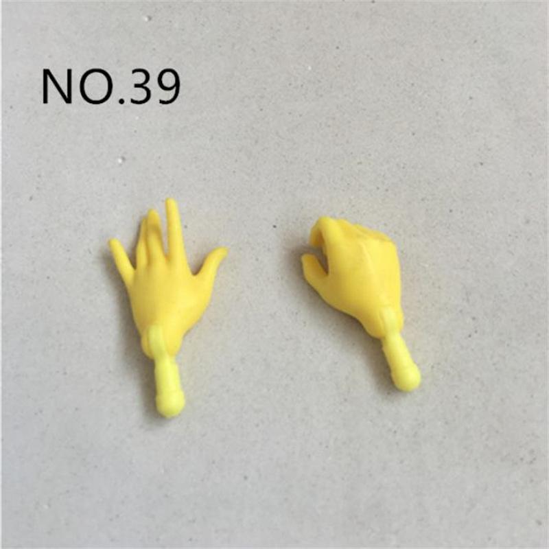 Universal 1/6 Doll Hands DIY Doll Decors Fashion Gesture Doll Hands Feet Accessories White Beige Color Doll Parts Girl Gifts Toy