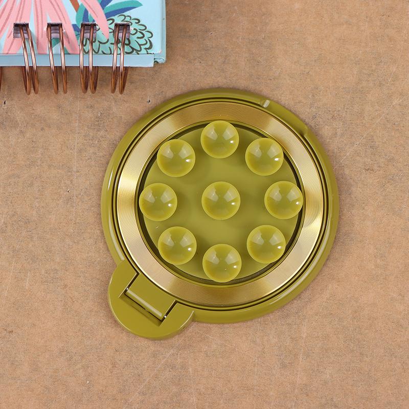 Anti-Slip Magnetic Suction Cup Phone Mount Ultra-Slim Silicone Phone Ring Holder With Strong Suction Cup Desktop & Car Mount