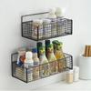 No Drill Adhesive Bathroom Shelf Easy Install Wall Mounted Metal Organizer for Shower Storage Towel Toilet Paper Bathroom Shelve