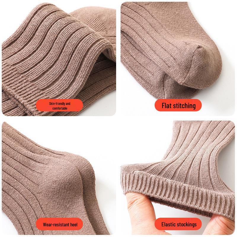 Autumn Cotton Baby Socks – Soft, Non-Tight Mid-Calf for Boys & Girls