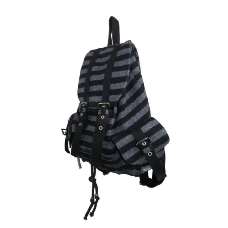 Sac à dos scolaire pour étudiants Sac à dos à rayures rétro Sacs à dos de voyage Sacs à dos de jour grande capacité Sac à dos de voyage pour filles