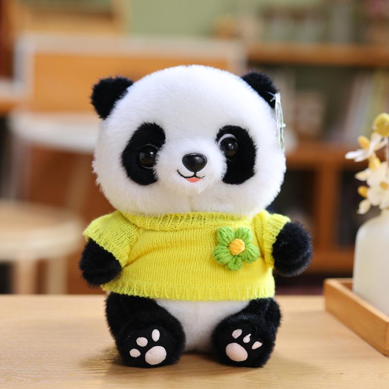 Chengdu panda doll plush toy clothing doll travel souvenir birthday gift