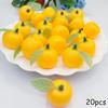 Set of 20 Artificial Orange Fruits Lifelike Simulation for Home Display