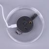 3D Holographic Advertising Lights Led Desktop Model Fan Screen With Audio Playback With Transparent Cover Holographic Fan
