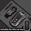 Pokrowiec na kluczyk samochodowy dla Toyota Hilux 2024 Yaris Corolla 2023 Rav4 2021 CHR Revo Auris Innova Highlander Venza Uchwyt na klucze