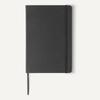 Amazon Basics Executive Grid 240 Hardcover A5 Size x Black Notebook, Lined, Pages, Leather, (14.5cm 21.3cm),