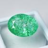 Natural Green Emerald Loose Gemstone 16.60 ct Oval Cut High Quality for Jewelry Making and Crafts