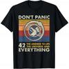 New Arrival Graphic 42 Answer To All Questions Life Universe Everything TShirt Short Sleeve Casual Fashion Soft Y2k WomenTshirt