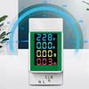 For PZEM-008 Din Rail Electricity Digital Power Energy Meter Watt Kwh Wattmeter Monitor Ammeter Voltmeter AC 50-300V 100A