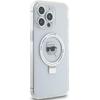 Karl Lagerfeld KLHMP15XHMRSKHH iPhone 15 Pro Max 6.7" White/white Hardcase Ring Stand Karl Head MagSafe
