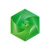 Fraktal Fidget Seksant Afstressningslegetøj 3D-printet Skrivebordslegetøj til Stresslindring Børnefødselsdagsgave Geometrisk Fidget-legetøj