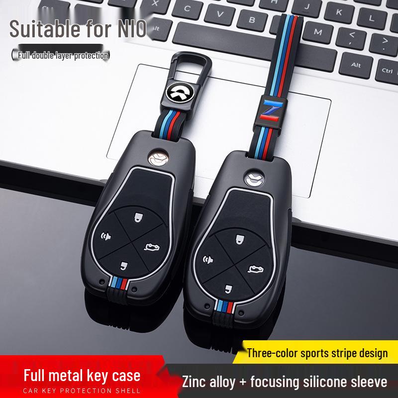 NIO ES6/ES8 Key Case: 2022 EC6 Model Protective Shell & Buckle for Car Keys