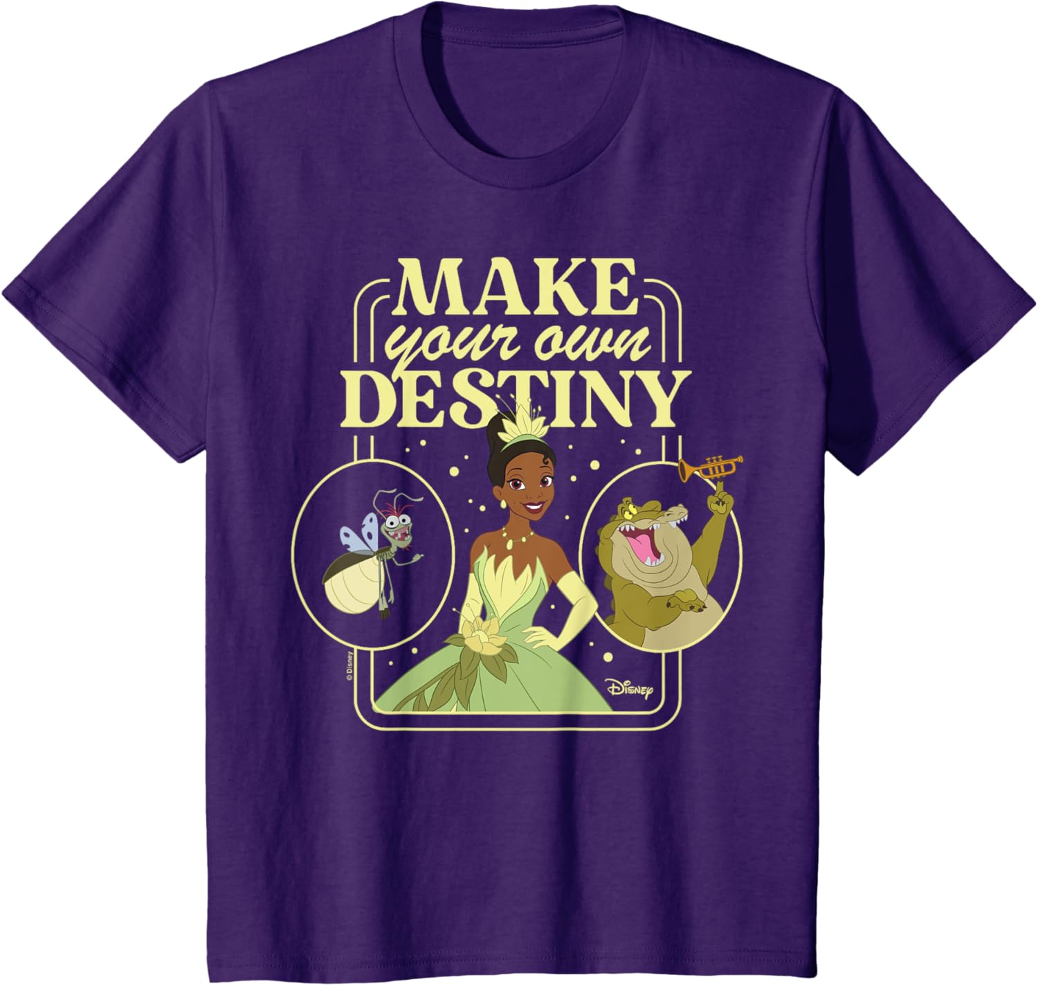 Hot Fashion Casual Disney Princess - Tiana Make Your Own Magic T-Shirt S-4XL Four Seasons S