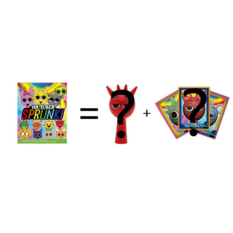 

Игровые фигурки Sprunki в слепой коробке, ПВХ, игрушки, Sprunki, невероятные экшн-фигурки, коллекционная модель, кукла, игрушка для ребенка, на день рождения, Рождество