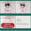 Creative Christmas Welcome Card DIY Christmas Sign Plaque New Christmas Pendant  Merry Christmas