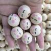 Natural Wood Beads Wooden Faced Beads Wooden Ball with Hole for DIY Decor Craft