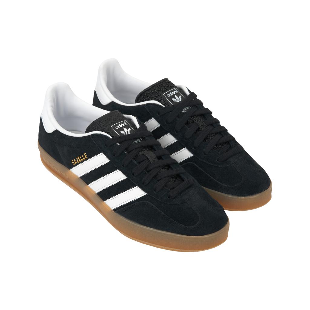 adidas Gazelle Indoor Black White Gum Unisex Sneakers Core-Black Cloud-White JI2060