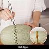 Fruit Knife Wear-resistant Sharp Portable Stainless Steel Ice Cream Spoon Coring Device Skin Peeler for Home Kitchen