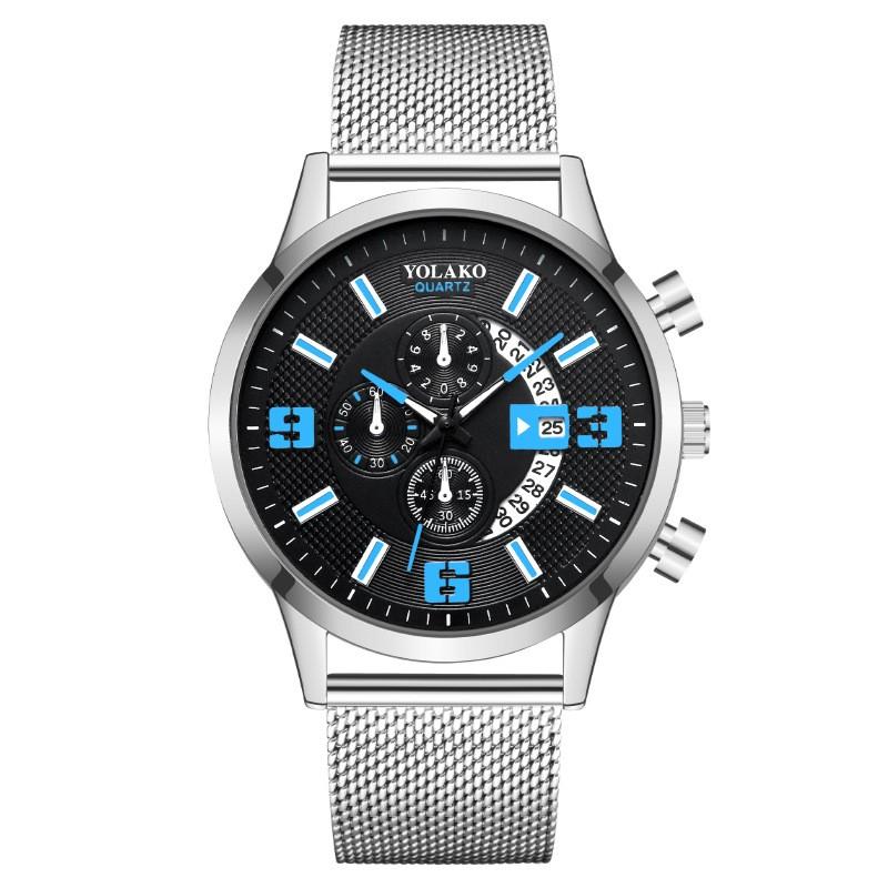 Men's Waterproof Luminous Running Alarm Clock Watch