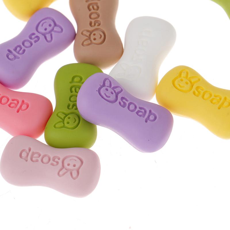 10Pcs 1/12 Dollhouse Miniature Simulation Cream Soap Model Bathroom Accessories