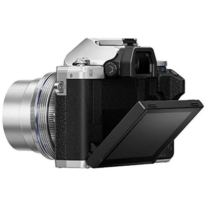 Olympus Mirrorless Camera OM-D E-M10 MarkIV EZ Double Zoom Kit Silver