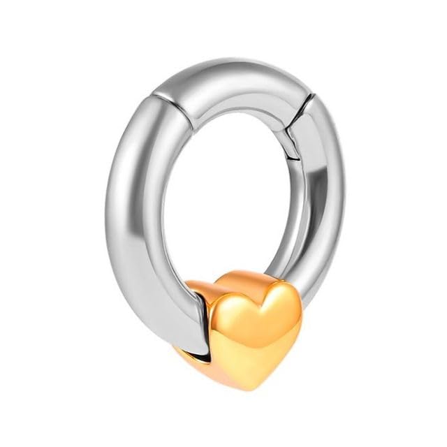 

Серьги One Touch Pier 2g 3WAY Heart, магнитные серьги-кликеры, серьги из нержавеющей стали, серьги-кольца, серьги-расширители [BONshape]
