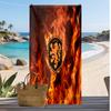 Asciugamano da Spiaggia Stampa Calcio Olanda Asciugatura Rapida Super Assorbente Morbido Asciugamano da Bagno per Nuoto Spiaggia Viaggio Souvenir Regalo