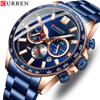 Luxury Business Multifunctional Mens Watches Quartz Chronograph Classic Fashion Luminous Wristwatches Reloj Hombre