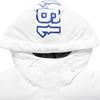 Fila Fusion Letter Print Warm Thick Hooded Down Jacket Women Outerwear White T11W042913FWT