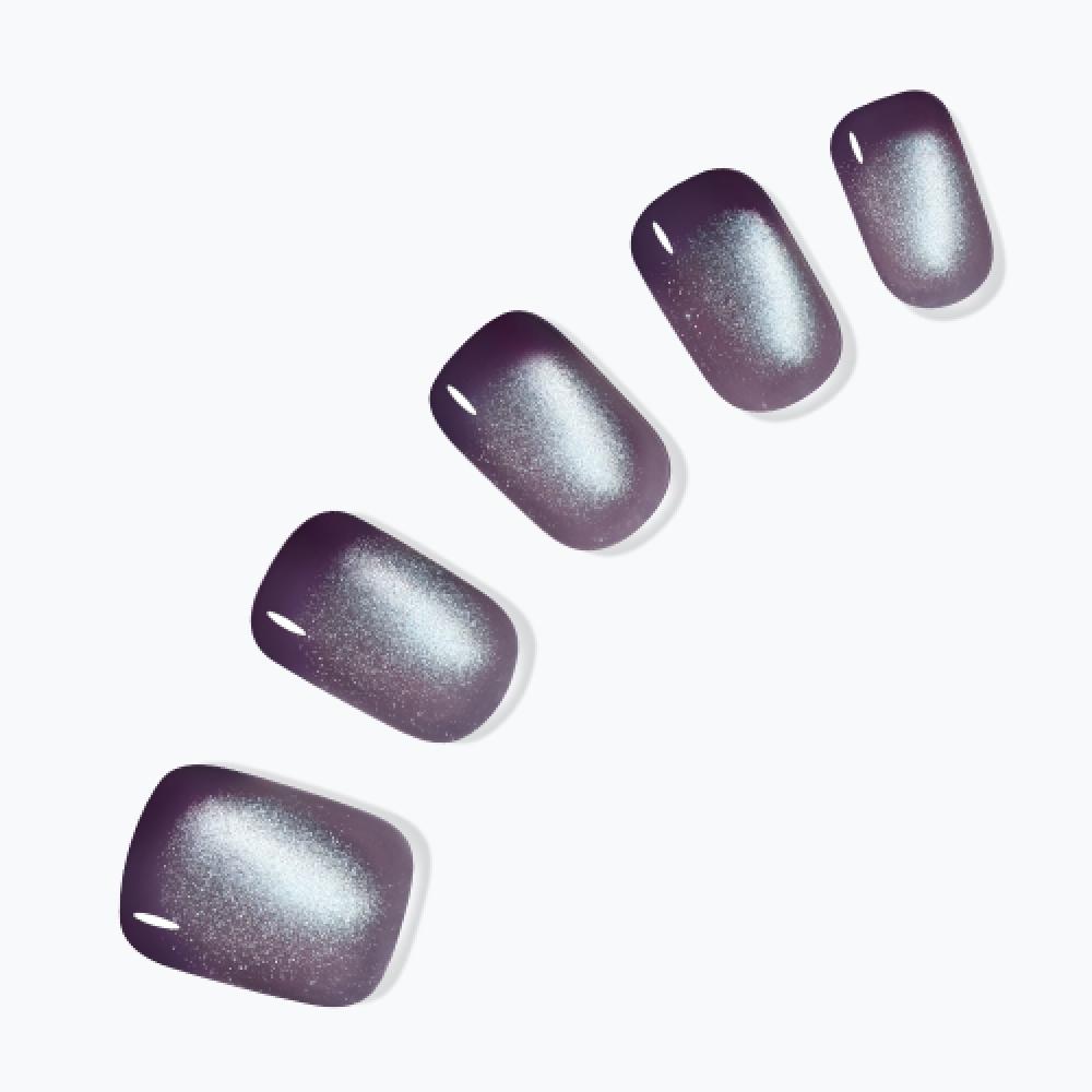 

Dasingdiva Dasingdiva Magic Press Smudge Night Regular Round Nail Tips NONE