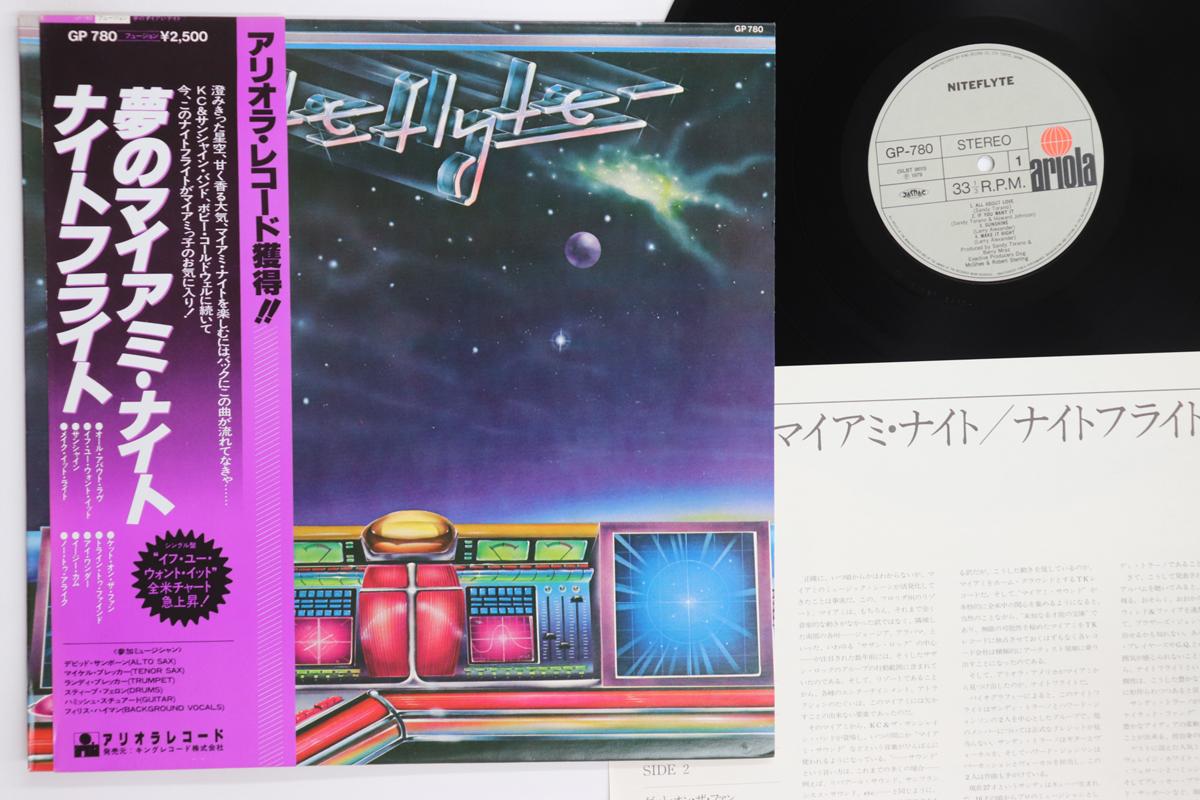 

LP Record NITEFLYTE Niteflyte GP780 ARIOLA 1979 Japan Obi SoulFunk Used