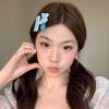 Cartoon Colorful Letter Butterfly Hairpin Sweet Cute Girl Side Bangs Duck Bill Clip Hairpin Headdress