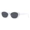 Retro High-End Polygon Sunglasses: Unisex UV Protection with Face-Slimming Design