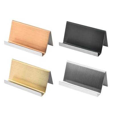 Metal Business Card Name Tag Display Rack Display Stand Desktop Table Organizer Cellphone Holder Conference Room Accessories