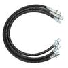 3pcs Extended Brake Line Kit Rear Front Rubber Replacement for Hilux LN106R LN46 RN46 YN65R