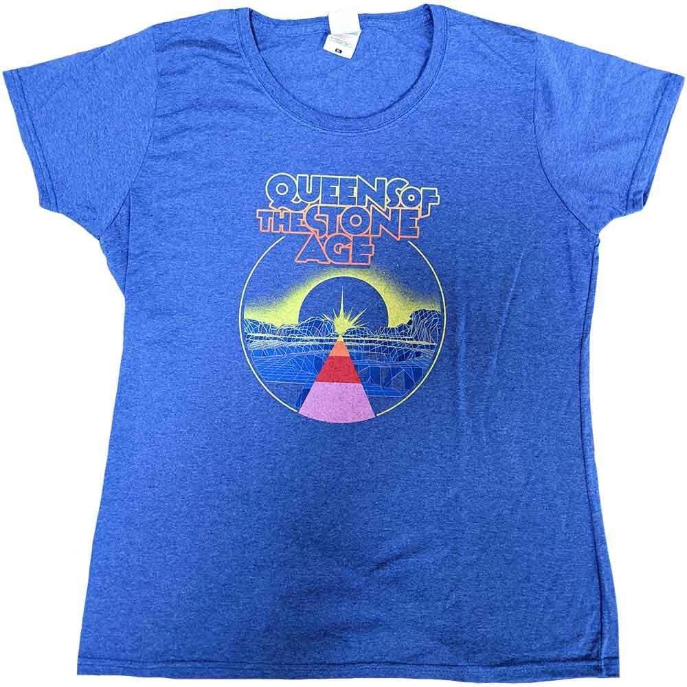 Queens Of The Stone Age Ladies T-Shirt: Warp Planet (Ex-Tour) (Small) 2XL