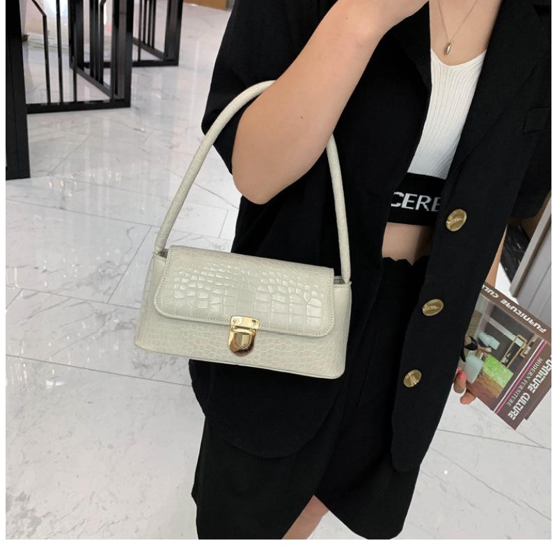 Tooxika New Versatile Stone Pattern Fashionable Shoulder Underarm Bag