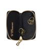 And Road Key Round Zip Light Shrink Key Case Key Charm Card Case Cowhide One Size Black [Toff Stone]