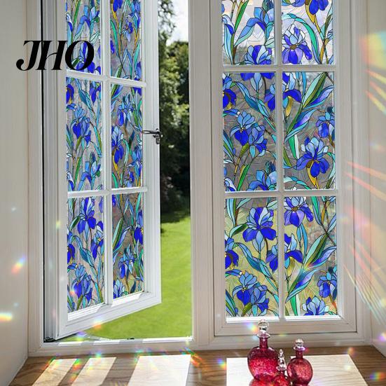 Easy Install Window Film Static Glass Sticker Privacy Protection Softens Light Electrostatic Soft Diffusion Waterproof Scratch-Proof Care Decal