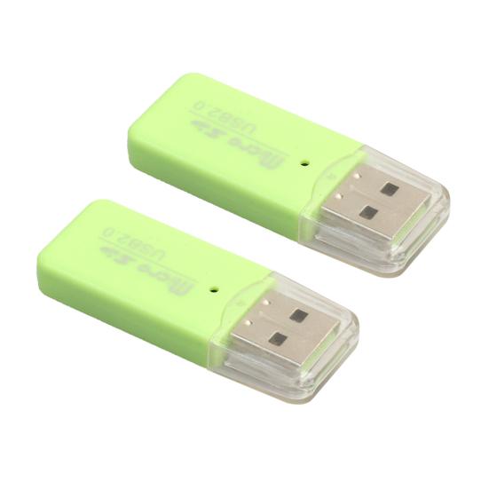Mini Portable USB 2.0 High Speed Micro SD TF T-Flash Memory Card Reader Adapter