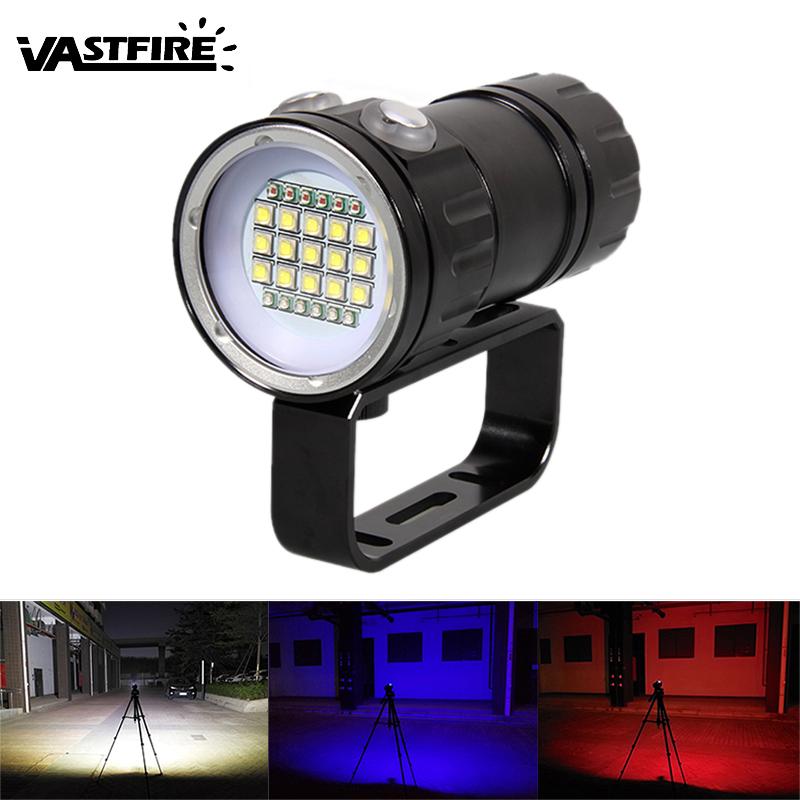 

Профессиональный подводный фонарик для фотосъемки, подсветка, лампа 22800 люмен, фонарь для дайвинга, 80 м, водонепроницаемый фонарик для камеры