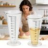100ml Messbecher aus lebensmittelechtem Kunststoff mit Skala - BPA-frei, Perfekt für Küche & Restaurant Gebrauch Messbecher Küchenhelfer